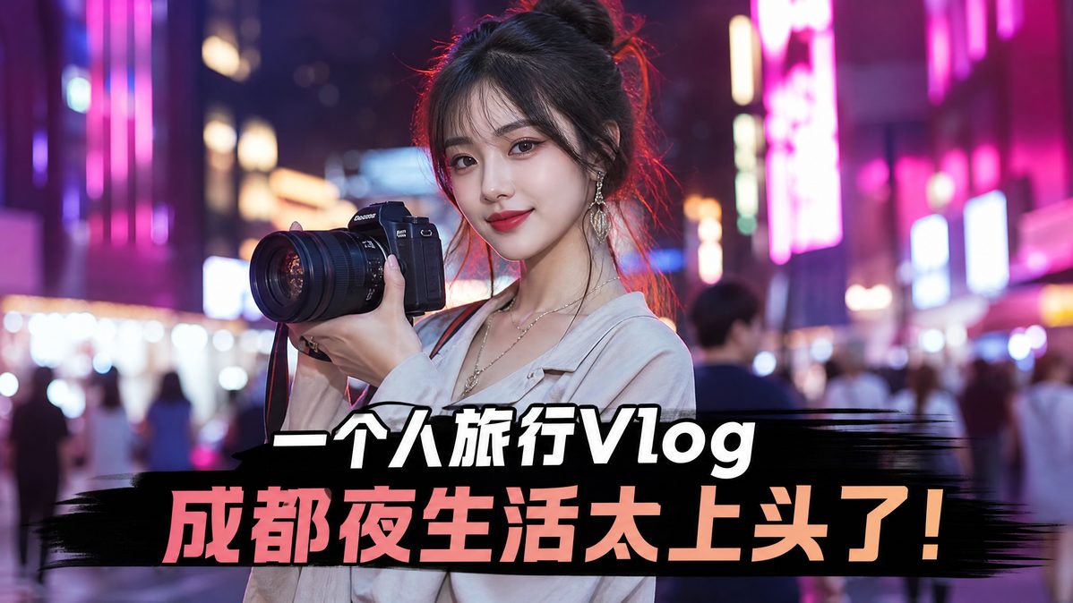 暗网城市夜景Vlog视频教程